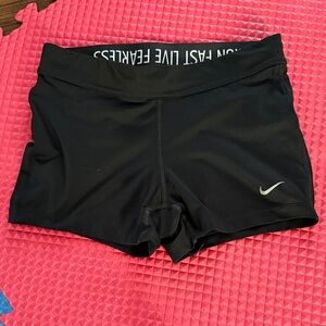 Nike Women's Black Athletic Shorts